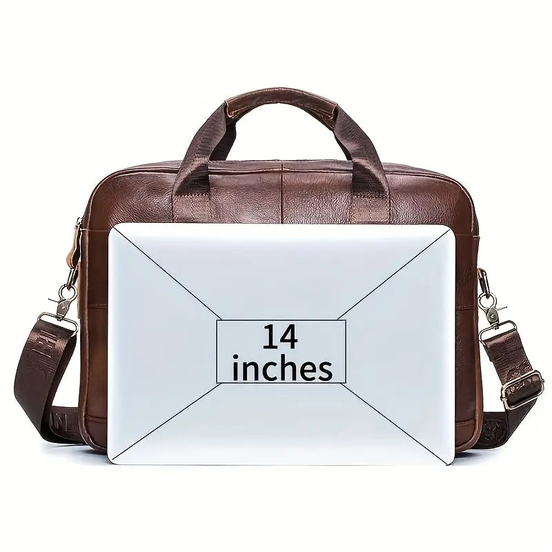 Jared - Leather Crossbody Messenger Bag