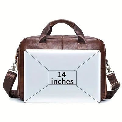 Jared - Leather Crossbody Messenger Bag