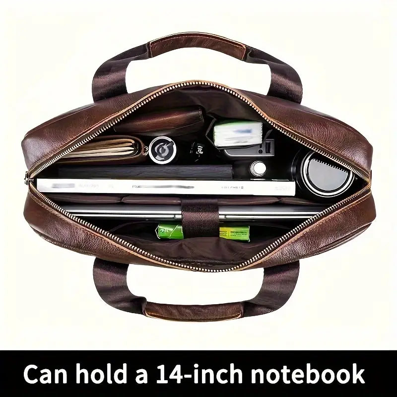 Jared - Leather Crossbody Messenger Bag