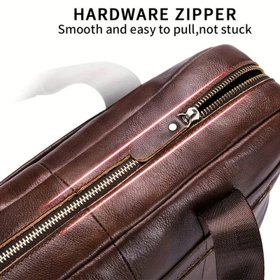 Jared - Leather Crossbody Messenger Bag
