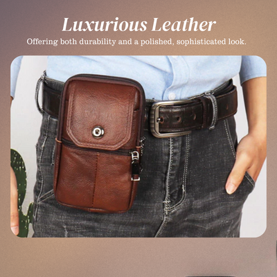 Robert - Compact Leather Crossbody Bag for Travel and Daily Use