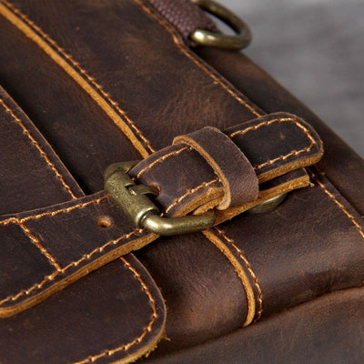 Jason - Premium Tan Leather Backpack