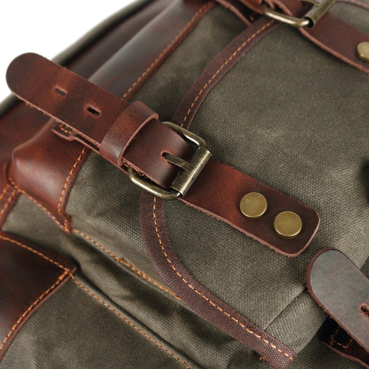 John - Heavy-Duty Canvas Hiking Backpack