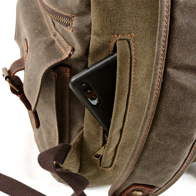 Brian - Canvas Large Capacity Backpack