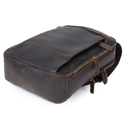 Andrew - Men’s Leather Laptop Rucksack