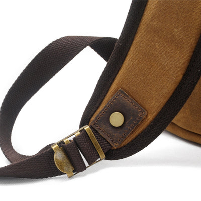 Jacob - Vintage Waxed Canvas Backpack