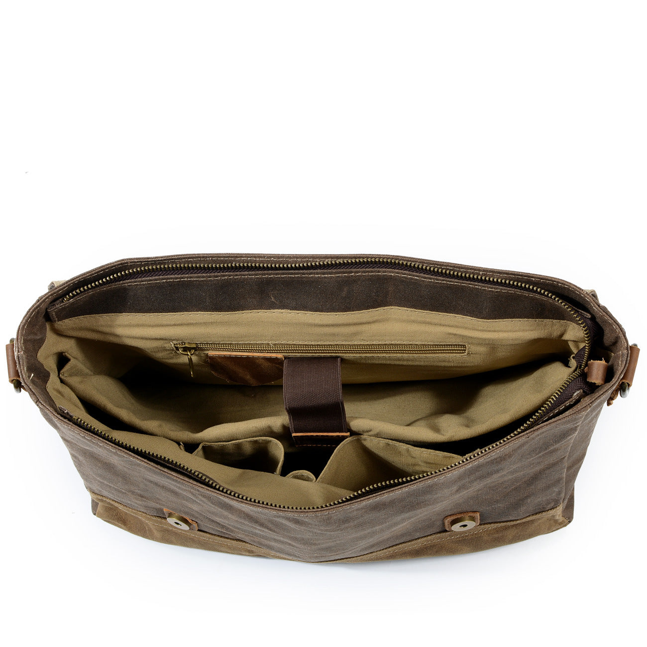 Jack - Water-Resistant Waxed Canvas Messenger Bag